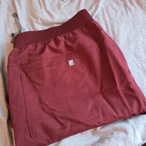 Fabletics Ion Burgundy Scrub Pants
